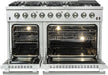 Forno Appliance Package - 48" Inch Gas Range, Wall Mount Range Hood, Microwave Drawer, Dishwasher, AP-FFSGS6244-48-6. Forno Appliance Package, including a 48 in. Galiano Gas Range with 8 Italian Burners, a Wall Mount Range Hood, a Microwave Drawer, and a Stainless Steel Dishwasher. This bundle combines luxury and efficiency for an affordable kitchen remodel.