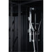 Maya Bath Platinum Anzio Luxury Rainfall Steam Shower Black Right 209 Finished with sleek white or black glass rear panelling and a clear glass front this striking steam enclosure design will be the highlight in any bathroom. This model combines all the health benefits associated with steam sessions along with a built-in Smart TV, bluetooth control panel, overhead spot lighting, rainfall shower, six recessed body jets, seating, shelving and thermostatic water control. The Anzio steam shower