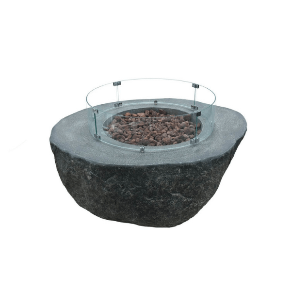 Elementi Fire Pit Wind Guard for Columbia Fire Table OFG105-WS