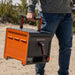 Blackstone Adventure Ready 3 Quart Portable Airfryer with Basket. 3-quart airfryer basket: Perfect for airfrying fries, chicken nuggets, and anything else you can think of.
Digital touch-screen timer and temperature display: Easily set cook time and keep track of temperature.
Top handle: Provides easy transport to and from the campsite.
Crumb tray: Removable for easy cleanup.
Piezo ignition: Easy-to-use and reliable ignition system.
Batteries or plug (included).
Power requirements: 110V/60Hz/1.5A
