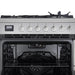 Empava 30" Freestanding Single Oven Gas Range with 4 Burners - 5 cu.ft, EMPV-30GR06. Powerful 18,000 BTU gas range with convection oven, versatile burners, ergonomic controls, and sleek stainless steel design for luxury kitchens.