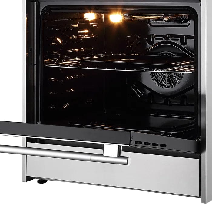 Empava 30" Freestanding Single Oven Gas Range with 4 Burners - 5 cu.ft, EMPV-30GR06. Powerful 18,000 BTU gas range with convection oven, versatile burners, ergonomic controls, and sleek stainless steel design for luxury kitchens.