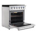 Empava 30" Freestanding Single Oven Natural Gas Range with 5 Burners- 4.5 cu.ft, EMPV-30GR10. the 30" Freestanding Single Oven Natural Gas Range. This ETL-certified powerhouse iBoasting 5 burners in a sleek, freestanding design, this 4.5 cu.ft. gas range offers unparalleled cooking flexibility. From high-heat searing to gentle simmering, the range's versatile burner configuration - including a robust 18,000 BTU element