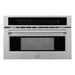 Designed in Lake Tahoe, USA, the ZLINE 30 in. 1.6 cu ft. Stainless Steel Built-in Convection Microwave Oven (MWO-30) with Speed and Sensor Cooking provides a professional culinary experience by pairing unmatched performance with timeless style