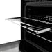 The ZLINE 30 in. Professional True Convection Single Wall Oven with Air Fry and Self Clean in Black Stainless Steel (WASB-30) provides a professional culinary experience by pairing reliable, everyday performance with contemporary convection cooking capabilities and cutting-edge air frying technology