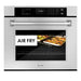  The ZLINE 30 in. Professional True Convection Single Wall Oven with Air Fry and Self Clean in Stainless Steel (WAS-30) provides a professional culinary experience by pairing reliable, everyday performance with contemporary convection cooking capabilities and cutting-edge air frying technology