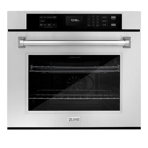  The ZLINE 30 in. Professional True Convection Single Wall Oven with Air Fry and Self Clean in Stainless Steel (WAS-30) provides a professional culinary experience by pairing reliable, everyday performance with contemporary convection cooking capabilities and cutting-edge air frying technology