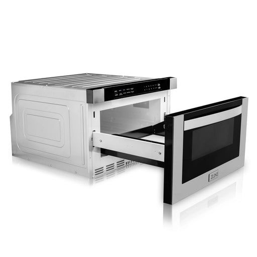 Luxury isn't meant to be desired - it's meant to be attainable. Designed in Lake Tahoe, USA, the ZLINE 24" 1.2 cu. ft. Built-in Microwave Drawer in Stainless Steel (MWD-1) provides a professional culinary experience by pairing unmatched performance with timeless style. 