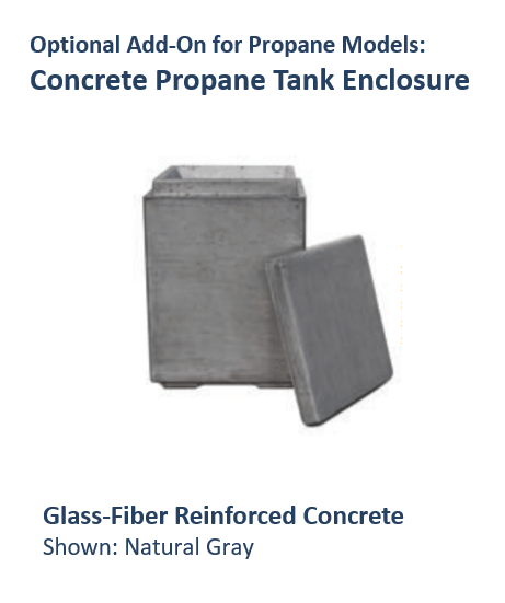 The Outdoor Plus Roma Concrete Fire Bowl + Free Cover
