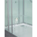 Maya Bath Platinum Anzio Steam Luxury Rainfall Shower White Left 210 Finished with sleek white or black glass rear panelling and a clear glass front this striking steam enclosure design will be the highlight in any bathroom. This model combines all the health benefits associated with steam sessions along with a built-in Smart TV