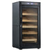 The Redford Lite by Prestige Import Group Large Electric Cabinet Humidor with Built-in Temperature and Humidity Control - 1,250 Cigar Count The counterpart of its larger "Redford," the Redford Lite has many similar features but in a slimmer design and price. The Redford Lite has many advanced features including digital climate and humidity controls, cooling and heating systems, dehumidification, built-in electronic humidification system, and adjustable hygrometer calibration.