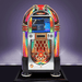 Rock-Ola Bubbler Digital Music Center Crystal Special Edition J-70485A, a true masterpiece that combines timeless design and cutting-edge technology. Luxe Homes Club proudly presents this exquisite jukebox, crafted by America's last remaining jukebox manufacturer, Rock-Ola. Get ready to be captivated by its bi-metallic design, featuring clear acrylic pilasters and an extra rotating color cylinder, inspired by the immensely popular 90th Edition.