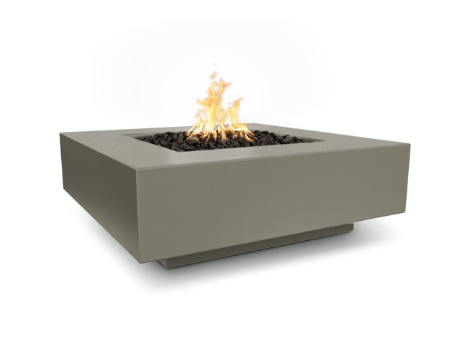 The Outdoor Plus Cabo Square Concrete Fire Pit + Free Cover