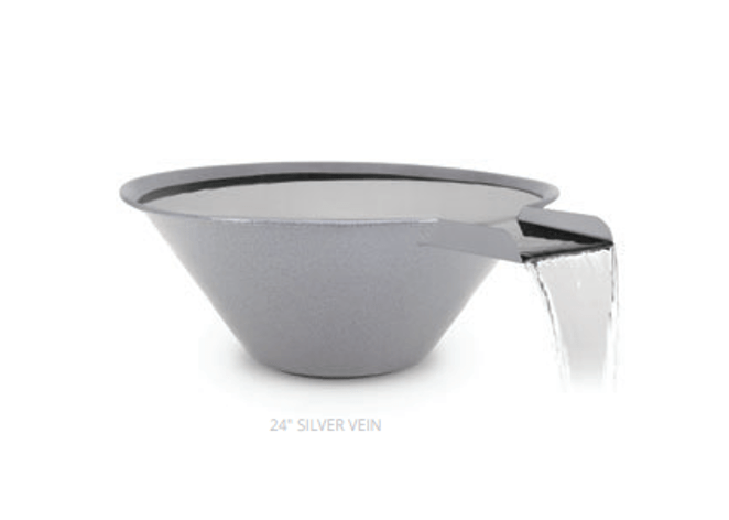 The Outdoor Plus Cazo Powdercoated Steel Water Bowl + Free Cover