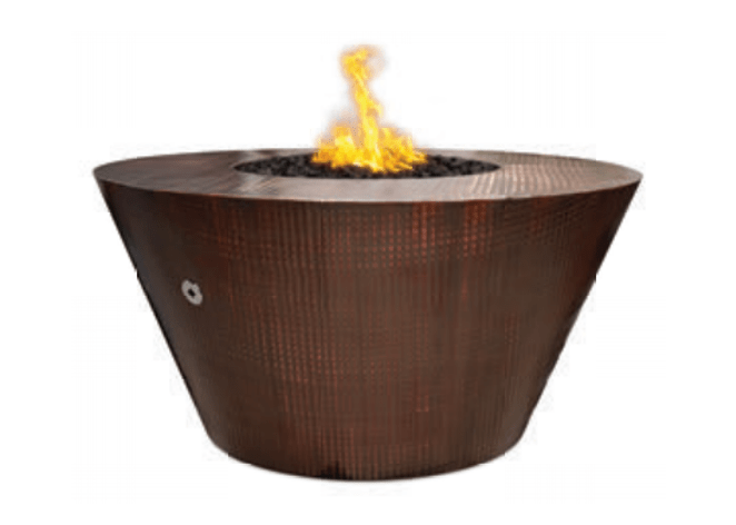 The Outdoor Plus Martillo Copper Fire Pit + Free Cover