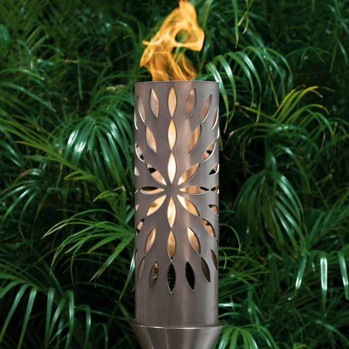 The Outdoor Plus Sunshine Fire Torch / Stainless Steel + Free Cover