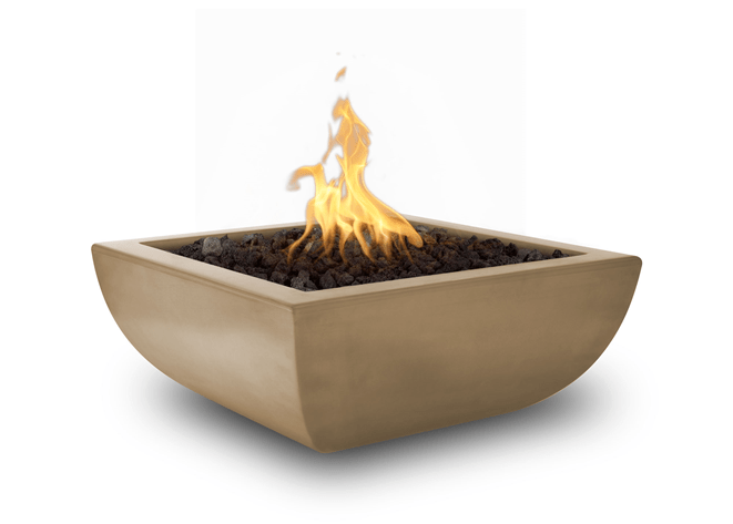 The Outdoor Plus Avalon Concrete Fire Bowl + Free Cover