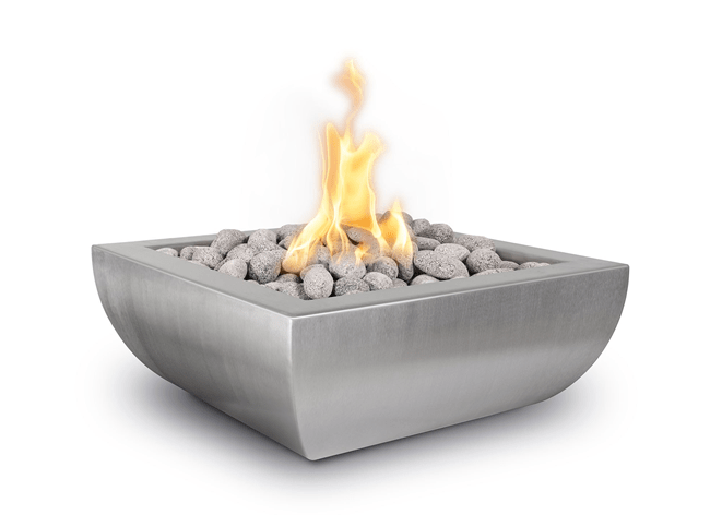 The Outdoor Plus Avalon Stainless Steel Fire Bowl + Free Cover