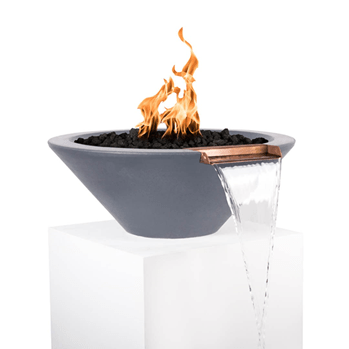 The Outdoor Plus Cazo Concrete Fire & Water Bowl + Free Cover