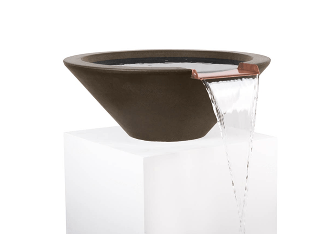 The Outdoor Plus Cazo Concrete Water Bowl + Free Cover