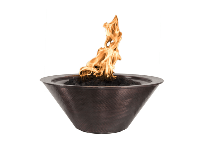 The Outdoor Plus Cazo Copper Fire Bowl + Free Cover