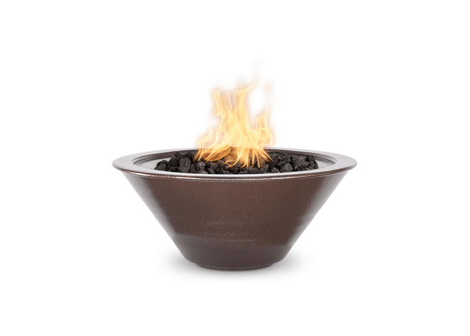 The Outdoor Plus Cazo Powdercoated Steel Fire Bowl + Free Cover
