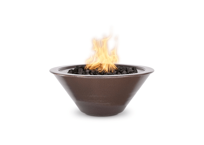 The Outdoor Plus Cazo Powdercoated Steel Fire & Water Bowl + Free Cover
