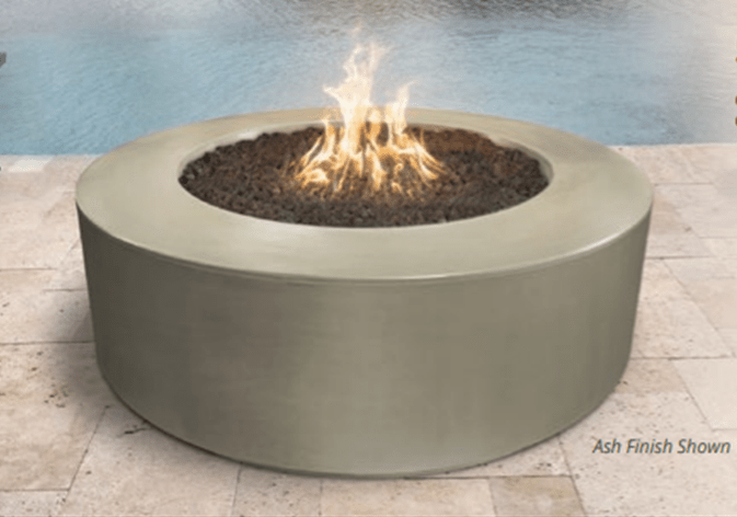 The Outdoor Plus 54" Florence Concrete Fire Pit + Free Cover