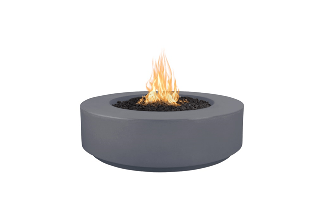 The Outdoor Plus 42" Florence Concrete Fire Pit / 12" Tall+ Free Cover