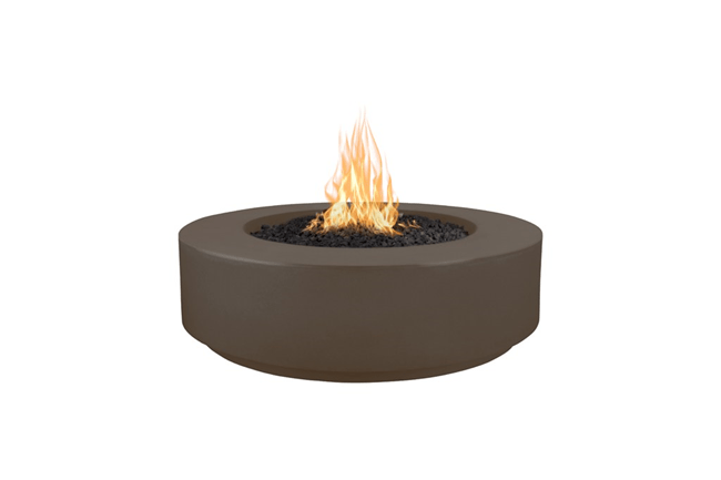 The Outdoor Plus 42" Florence Concrete Fire Pit / 12" Tall