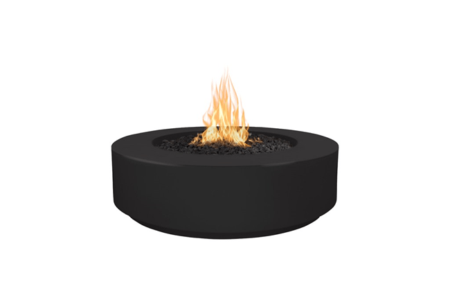 The Outdoor Plus 42" Florence Concrete Fire Pit / 12" Tall