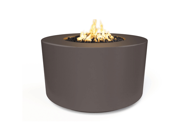 The Outdoor Plus 42" Florence Concrete Fire Table / 24" Tall