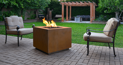 The Outdoor Plus Forma Fire Pit + Free Cover