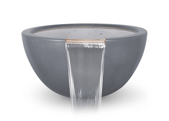 The Outdoor Plus Luna Concrete Water Bowl + Free Cover