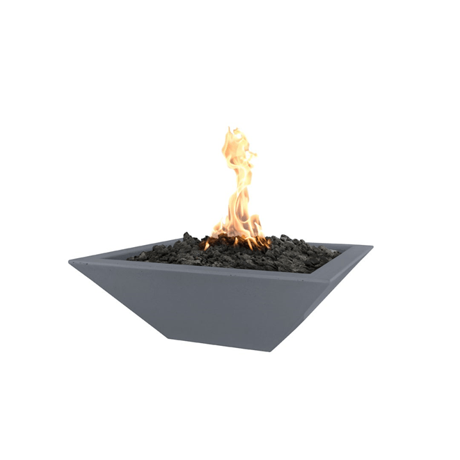 The Outdoor Plus Maya Concrete Fire Bowl + Free Cover
