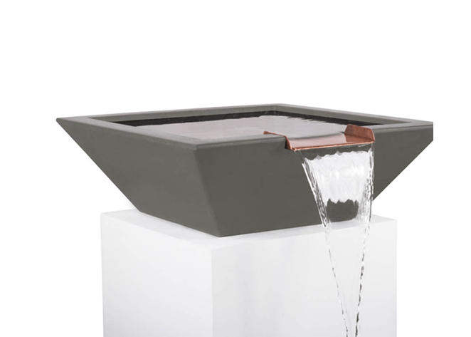The Outdoor Plus Maya Concrete Water Bowl + Free Cover
