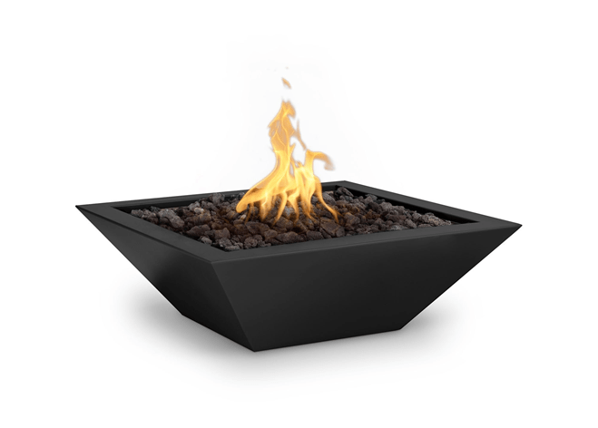 The Outdoor Plus Maya Powdercoated Steel Fire Bowl + Free Cover