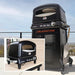 Blackstone Pizza Oven Bundle W/ Stainless Steel Chamber & Cart 6825 Experience pizza perfection with the Limited Time Blackstone Pizza Oven with Cart Bundle. Its patented 2-stone cooking technology achieves a blazing 950°F in just 90 seconds, delivering flawlessly cooked pizzas in 2 minutes or less! With a mobile cart for ultimate convenience, an included Pizza Peel, and this oven accommodates up to 16" pizzas, promising gourmet results right in your backyard. Elevate your pizza game to the next level!