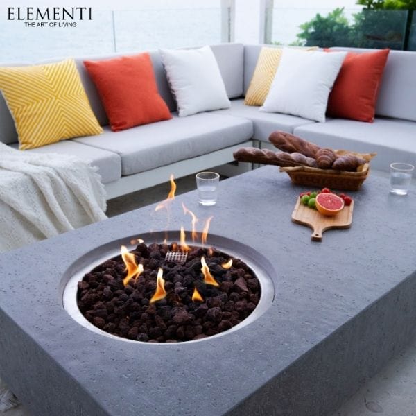 Elementi Metropolis Fire Table OFG104 -  In Stock