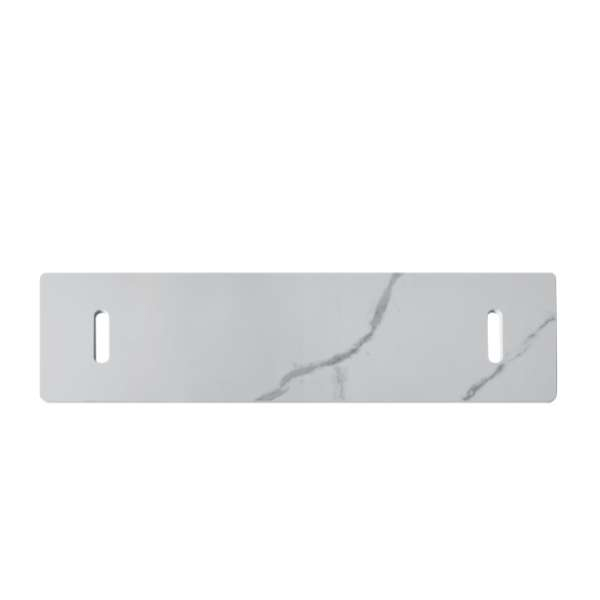 Elementi Plus Carrara Marble Pocelain Fire Table OFP121BW